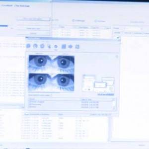 Close up retan scanner in information technology
