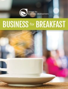 Business for Breakfast and a cofee cup